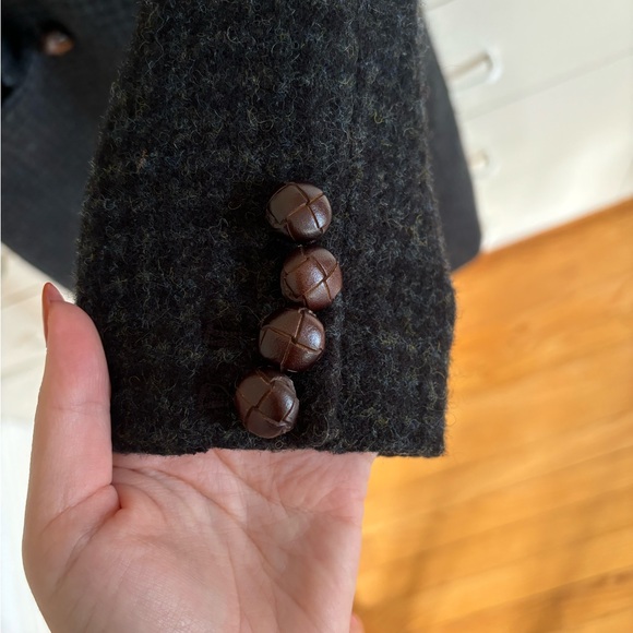 Gorgeous J Crew double breasted houndstooth coat size 0 - Picture 6 of 9